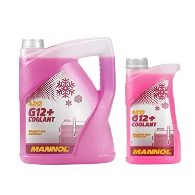 Image of MANNOL G12+ Ready to Use Coolant Antifreeze, TL774D TL774F, 6 litres