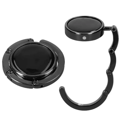 Image of kwmobile Purse Hanger for Table (Set of 2) Hook Folding Handbag Portable Bag Holder