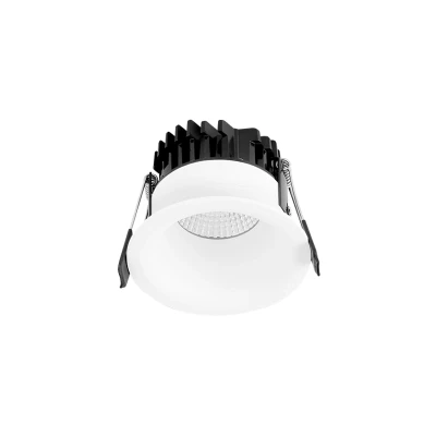 Image of Curvee IP44 Baffle DALI Dimmable 20mm LED Downlight 7W 3000K Aurora