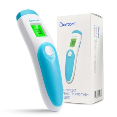 Image of Berrcom Forehead Thermometer for Adults Baby Non Contact Medical 3 in 1 Digital Infrared with Instant Reading, Fever Alarm, LCD Display, C/F Switch