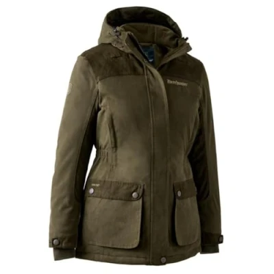 Image of Deerhunter Lady Eagle Winter Jacket Tarmac Green C44C44 Waterproof