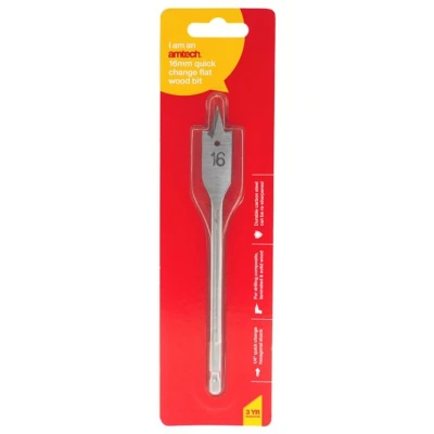 Image of Amtech F1412 16mm x 152mm Quick Change Flat Wood bit