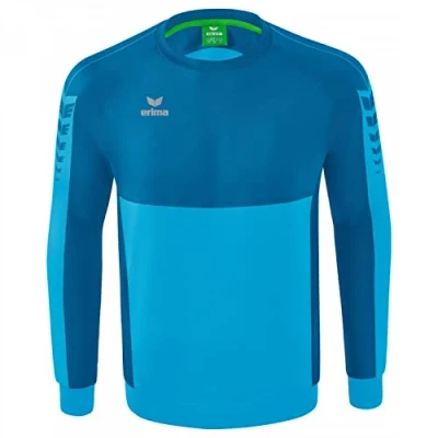 Image of Erima Adult Casual Six Wings Sweatshirt, Curaçao, S