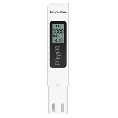 Image of Water Quality Tester, PH Meter 3 in 1 High Precision TDS EC Temperature Measurement Combo with LCD Display for Drinking Water,Aquariums,Pool