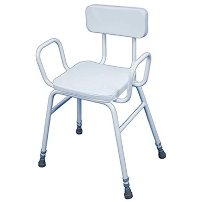Image of Aidapt Malling Perching Stool with Arms and Padded Back by