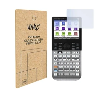 Image of Tempered glass display protection film compatible with HP Prime (2 pcs.)