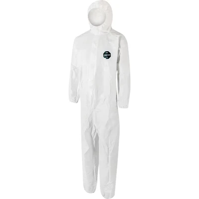 Image of Dupont White Coveralls Hooded (XL)
