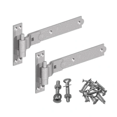 Image of Gatemate Cranked Hook &amp; Band Hinge 14&quot; 350mm Galvanised