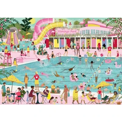 Image of Ravensburger Flamingo Park 1000 Piece Jigsaw Puzzle for Adults and Kids Age 12 Years Up
