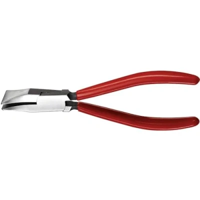Image of Bessey D341 22 45 Degree Curved Piccolo Seaming Pliers, Grey/Red