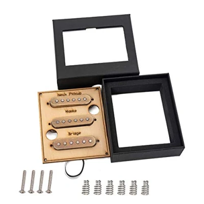 Image of Alnicov Guitar Pickup，Single Coil Pickup Set，SSS ，for Strat Style Parts Accessories bronze