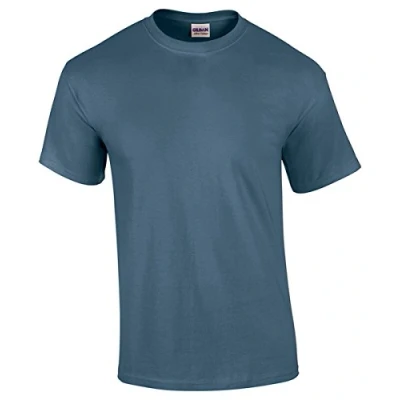 Image of Gildan Mens Heavy Cotton Short Sleeve T Shirt (L) (Indigo Blue)