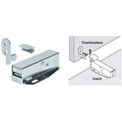 Image of IRONMONGERY WORLD® ATTIC Cupboard LOFT Door Hatch Latch Touch Push Catch