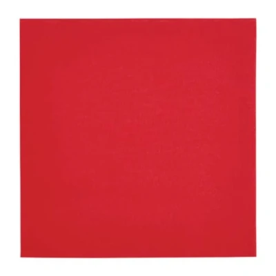 Image of Fiesta Recyclable Dinner Napkin Red 40x40cm 2ply 1/4 Fold (Pack of 2000)