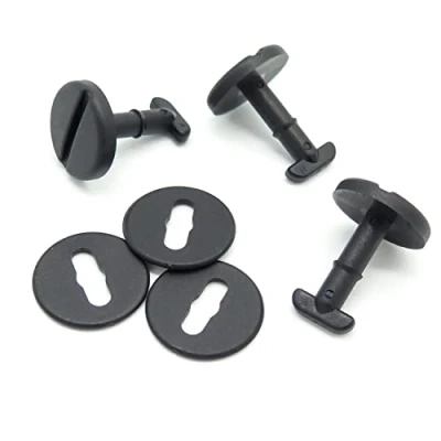 Image of VVO Fasteners Black Plastic Floor Mat Holder Clips for BMW 3 Series, X3, 5 7 (Pack of 10)