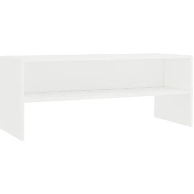 Image of vidaXL TV Cabinet White 100x40x40 cm Engineered Wood