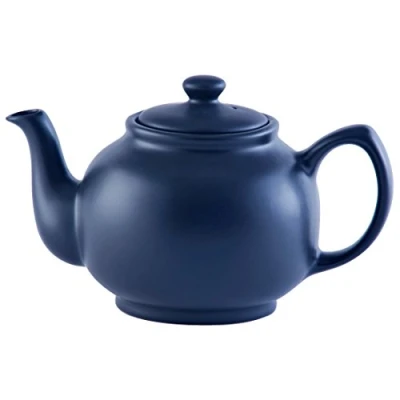 Image of Price &amp; Kensington Matt Navy Blue 6 Cup Teapot