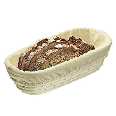 Image of Westmark 3203226B Oval Basket Cover 27.5 x 14 cm Cotton Beige