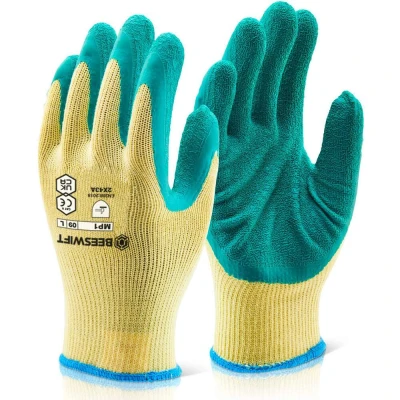 Image of MULTI PURPOSE GREEN LATEX P/C GLOVE SMALL (EACH)