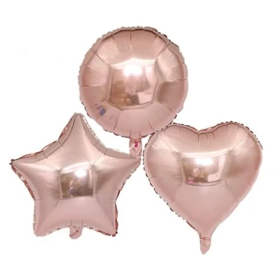 Image of Rose Gold Heart Foil Balloon, 45cm