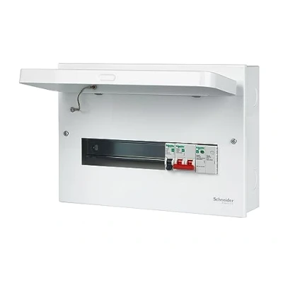 Image of Schneider Electric Easy9 Compact Consumer Unit 12way with 100A Switch and SPD