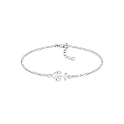 Image of Elli Bracelet Women Anchor Pendant Maritime in 925 Sterling Silver