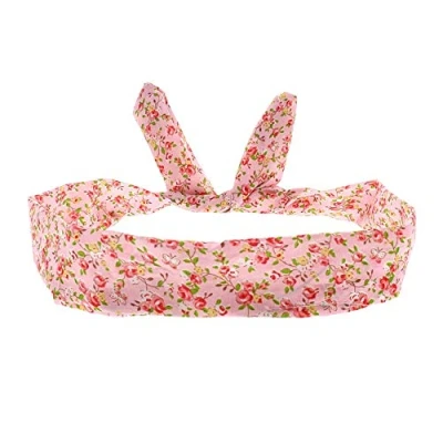 Image of Zac&#039;s Alter Ego Floral Print Vintage Style Wire Headband
