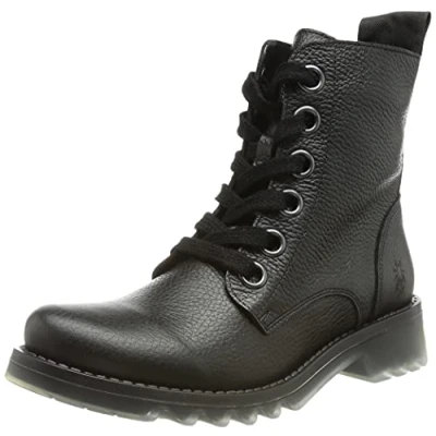 Image of Fly London Women&#039;s RAGI539FLY Ankle Boot, Rio Black, 5 UK