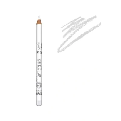 Image of lavera Soft Eyeliner White 06 natural cosmetics Comfortable application free from silicones mineral oil Vegan Organic jojoba &amp; sunflower 1,14g