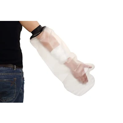 Image of Lifeswonderful Adult Arm (Half Length) Waterproof Plaster Cast and Dressing Protector Ideal for Showering