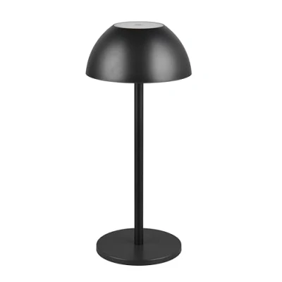 Image of RL LIVE YOUR LIGHT Reality Leuchten Ricardo R54106132 LED Outdoor Battery Table Lamp Plastic Matte Black with 1.7 Watt LED, 4 Way Touch