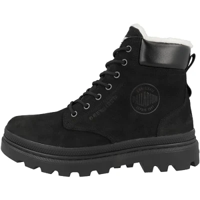 Image of Palladium Unisex&#039;s Pallatrooper SC Wps Boots Outdoor, black, 12 UK