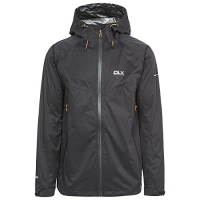Image of DLX Edmont II, Black, XS, Waterproof Jacket with Hood for Men, X Small, Black