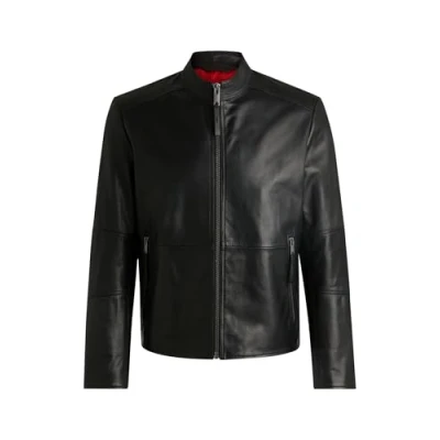 Image of HUGO Lokis Leather jacket, Men&#039;s, Size: Medium, Black