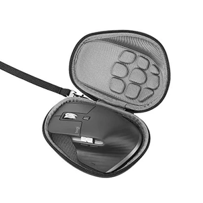 Image of LINGHUANG MX Master 3 Mouse Case Portable Hard EVA Travel for Logitech / 2S Advanced Wireless Black