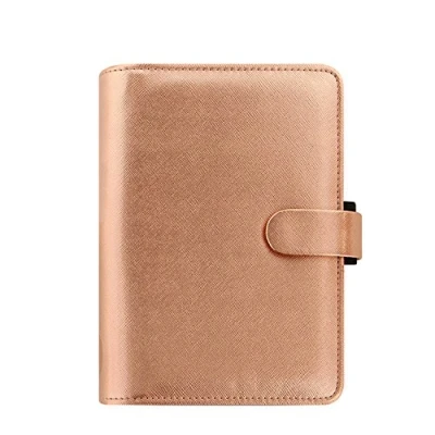 Image of Filofax Personal Saffiano Metallic Organiser Rose Gold