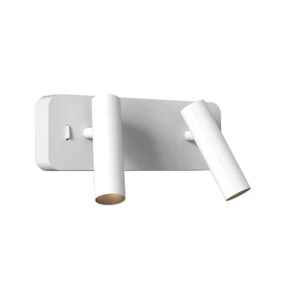 Image of Enna Twin Matt White Reading Light Astro