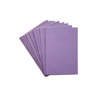 Image of Rhino A4 Exercise Book 32 Page, Purple, 20mm Squared Pages (Pack 100)