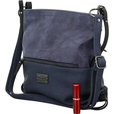 Image of TOM TAILOR Elin Women&#039;s Crossbody Bag, blue, 28,5x9x26, 002714