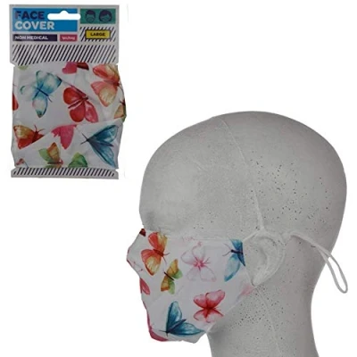 Image of Reusable Face Covering Non Medical Large Size (Butterfly House)