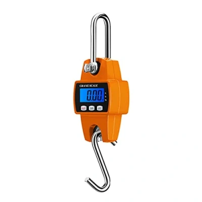 Image of Digital Luggage Scale 300kg/660lb Hanging Baggage with Backlit LCD Display Portable Suitcase Weighing