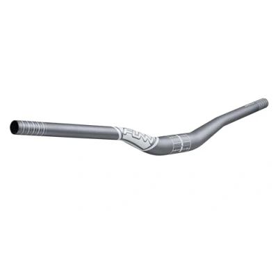 Image of Funn Kingpin Mountain Bike Handlebar with Bar Clamp 35mm and Width 785mm, Tough Lightweight Alloy Riser for MTB, BMX Road Bike, Rise 30mm MTB (Gray)