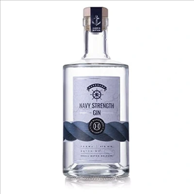 Image of Handmade Navy Strength Gin The Company Premium Handcrafted 57% ABV 70cl