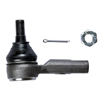 Image of 485200P726, 485200W025, 485203S525, 485204P025, D85200P725 Track rod end BLUE PRINT ADN187105 with crown nut NISSAN: X Trail, Elgrand