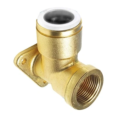 Image of JG Speedfit 22WB Bsp Pack Plate Elbow, Brass, 22 mm 3/4 Inch