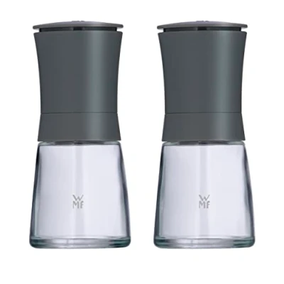 Image of WMF Trend 2 Piece Ceramic Spice Grinder Charcoal Grey