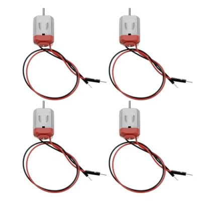 Image of YINETTECH 4Pcs Miniature DC Motors Type 130 1V 6V Hobby Motor 17000 18000 RPM Electric Micro Suitable for Projects DIY Toys Science