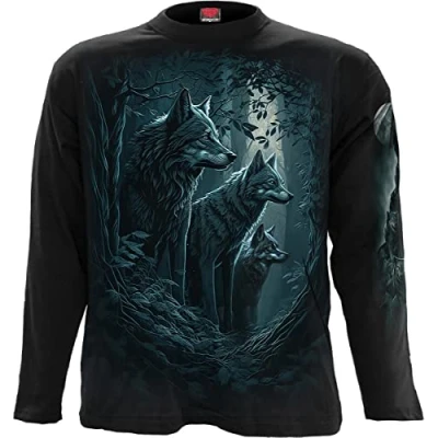 Image of Spiral Forest Guardians Longsleeve T Shirt Black L