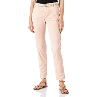 Image of ESPRIT Women&#039;s 032EE1B350 Pants, 335/DUSTY Green, Regular