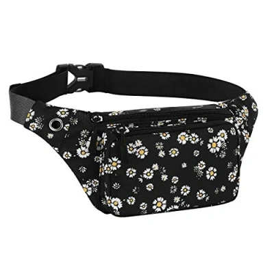 Image of HAWEE Sport Waist Bag Fanny Pack Unisex Lightweight Bum Multicolor Running Pouch with Adjustable Belt and Headphone Jack for Men Women Outdoor Travel Hiking Jogging Cycling